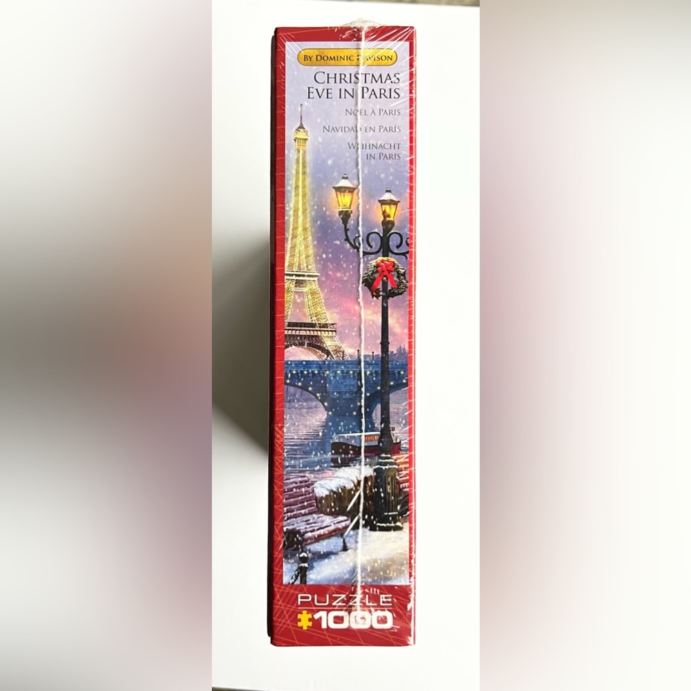 Christmas Eve in Paris - 1000pc Jigsaw Puzzle by EuroGraphics NWT Factory Sealed - Picture 4 of 6